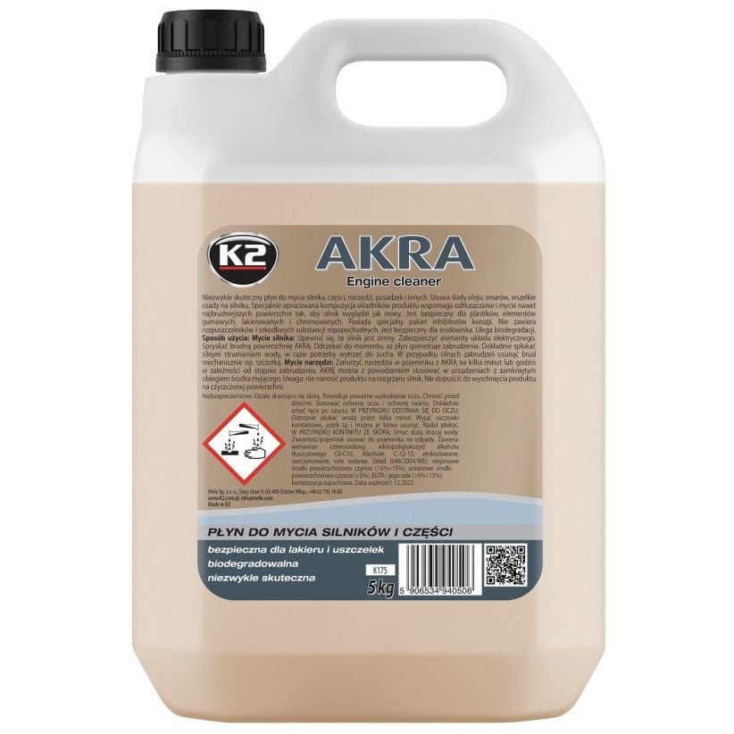 K2 Akra Solutie Curatat Motor Exterior 5KG