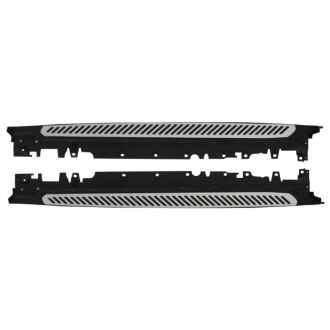 Set 2 praguri trepte laterale SUV compatibil cu BMW X6 F16 (2014-up)
