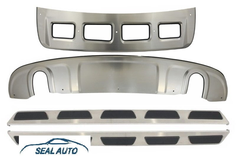 Ansamblu Prelungiri Off Road cu Praguri Laterale compatibil cu AUDI Q7 Facelift (2010-2015)