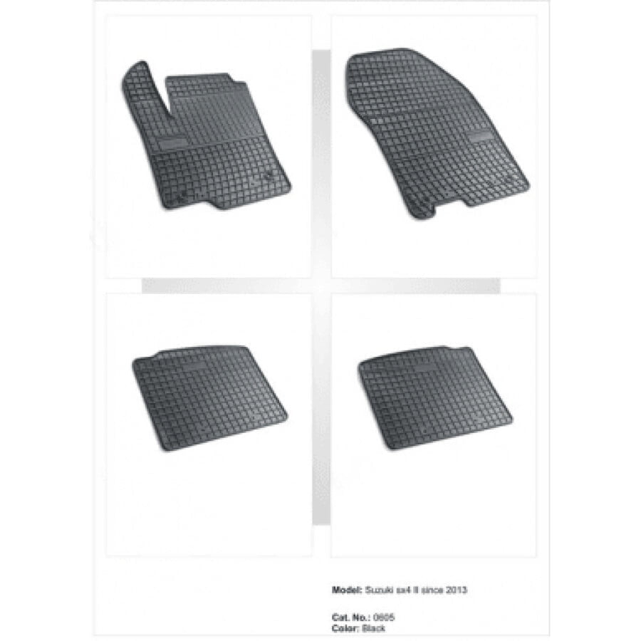 Covoare cauciuc SUZUKI SX4 II 2013 1