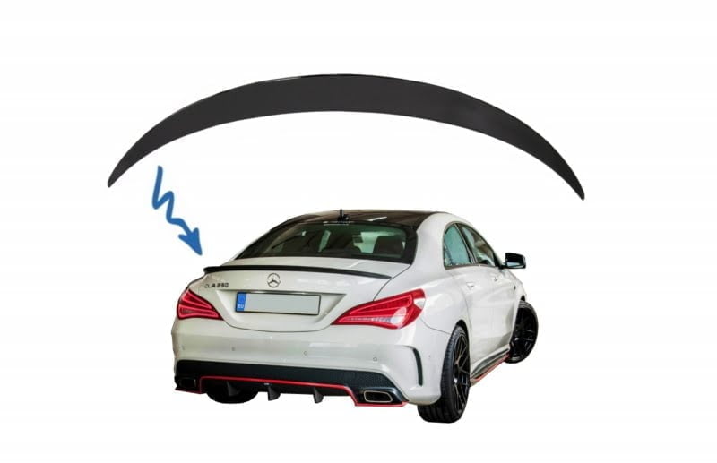 Eleron Portbagaj compatibil cu MERCEDES CLA C117 W117 (2013-2018) A-Design Negru Lucios