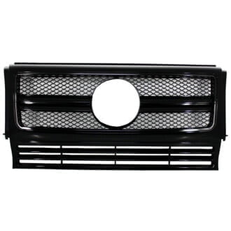 Grila Centrala compatibil cu MERCEDES Benz W463 G-Class (1990-2012) 2012 G65 G63 A-Design Piano Black Edition