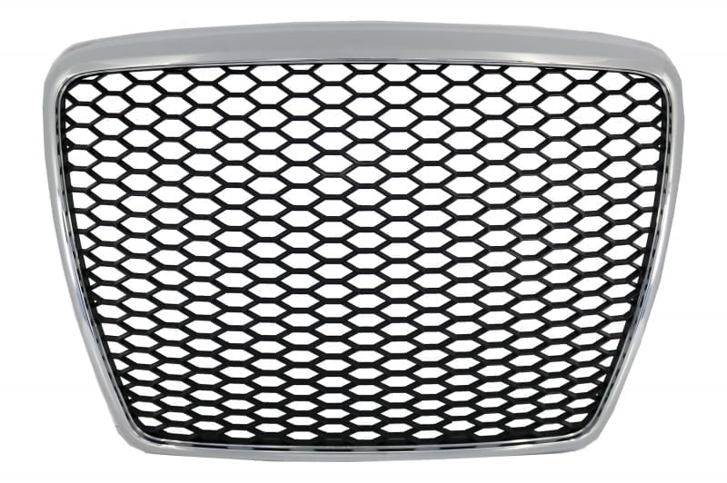 Grila radiator compatibil cu Audi A6 4F 4F2 C6 (2004-2011) RS Design Crom