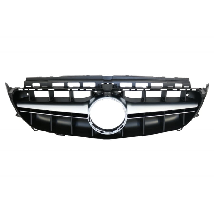Grila radiator compatibil cu Mercedes E Class W213 S213 C238 A238 2016 Crom Negru E63 Design 1