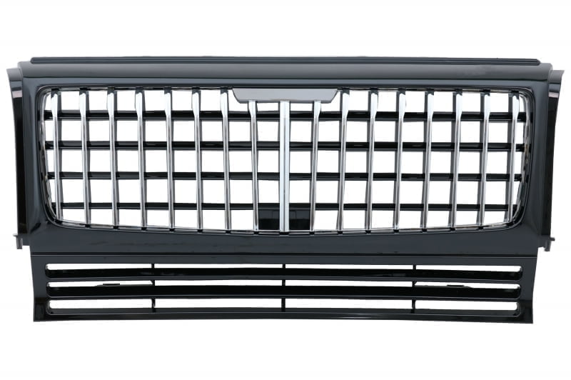 Grila radiator compatibil cu Mercedes G-Class W463 (1990-2014) GT-R Panamericana Vertical Exclusive Design Crom