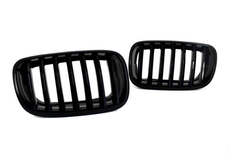 Grile Centrale compatibil cu BMW X5/X6 E70/E71 2007-2014 Negru Lucios