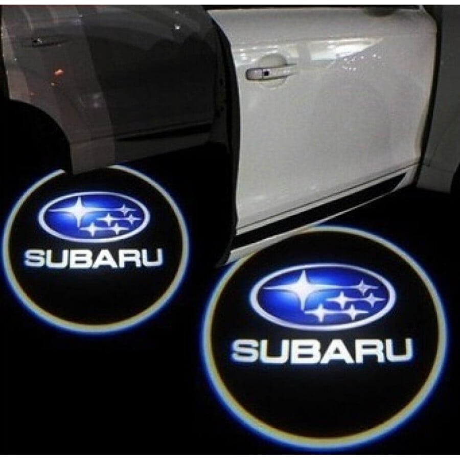 Lampi led logo portiere universale Subaru 1