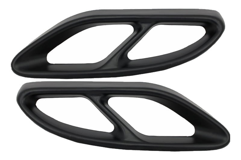 Ornamente tobe compatibil cu sistemul de evacuare Black Mercedes Benz C-Class W205 C-Class S65 E65 GLE W166 X166 GLC W253 Sport A-Design