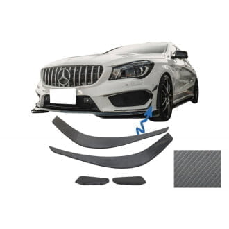 Prelungiri Bara Fata compatibil cu MERCEDES Benz CLA W117 C117 X117 (2013-2016) CLA45 A-Design Carbon Film Coating