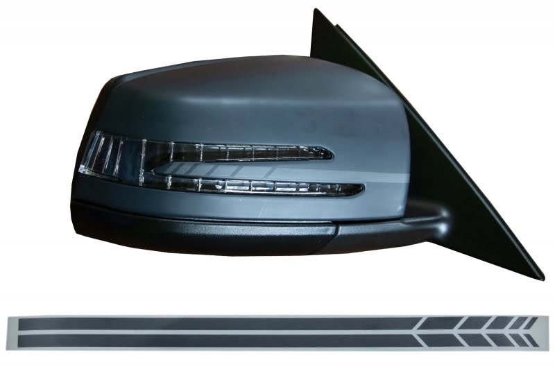 Stickere Oglinzi Laterale Gri Inchis compatibil cu MERCEDES Benz Coupe C238 A B C E S Class CLA GLA CLS GLK W246 W204 W176 W117 W212 W207 W218 X156 X204 W221