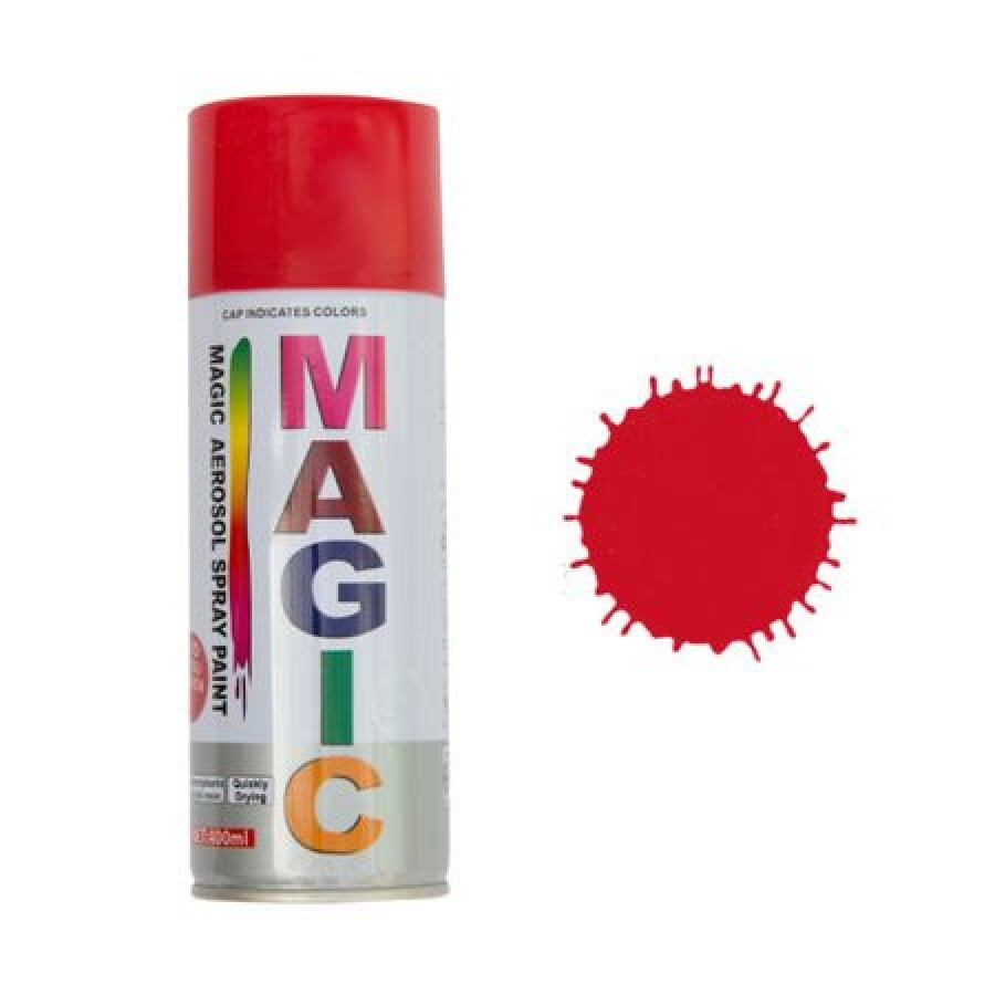 Vopsea spray Magic rosu passion 400 ml 2