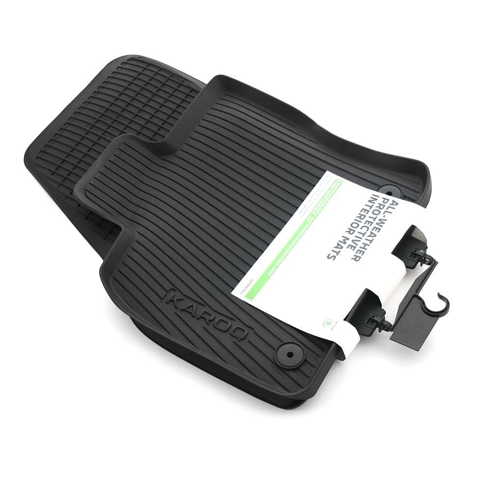 SET 2 COVORASE -FATA- ORIGINALE SKODA KAROQ 2017-> ALL-WHEATHER