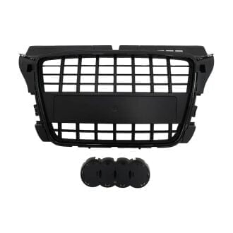 Grila radiator compatibil cu Audi A3 8P Facelift (2008-2012) Negru