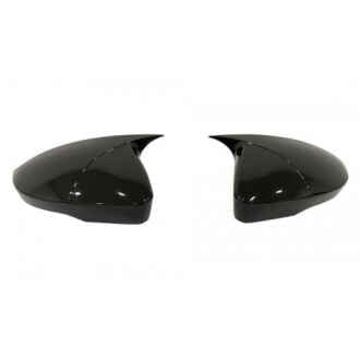Capace oglinzi BATMAN compatibile cu SKODA OCTAVIA III 2013-2020 Negru lucios Batman Style
