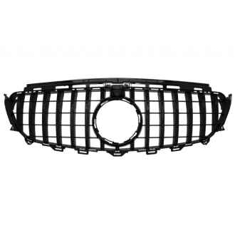 Grila Centrala Mercedes E-Class W213 2016-2019 GT-R Panamericana Negru Camera 360