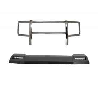 BullBar Bare Protectie cu Eleron Frontal LED MERCEDES G-Class W463 1989-2018 G63 G65 6x6 Design