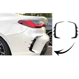 Prelungiri Extensii Bara Spate BMW Seria 4 G22 2020+ Negru Lucios