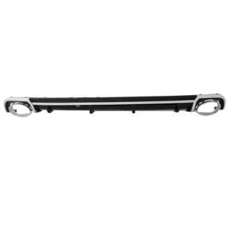 Difuzor Bara Spate si Ornamente Evacuare Audi A4 B9 8W 2016-2018 Sedan Avant RS4 Design