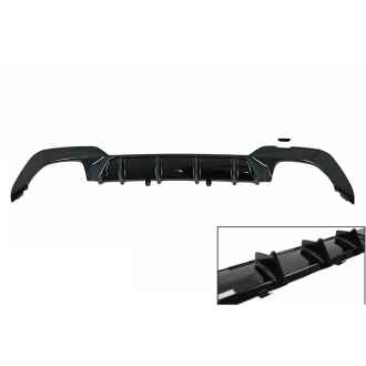 Difuzor Bara Spate BMW Seria 3 G20 G21 2019-up M340i M Look Negru Lucios