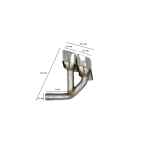 Sistemul de ornamente pentru evacuare este fabricat din oțel inoxidabil de cea mai bună calitate, oferind durabilitate și rezistență la coroziune. Ornamentele au un finisaj cromat, adăugând un aspect elegant și sportiv.