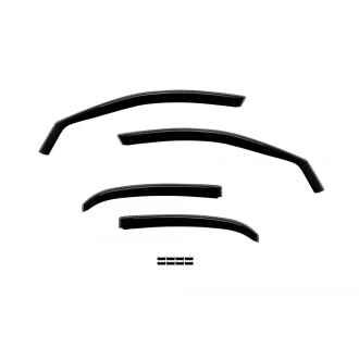 Set 4 paravanturi auto OPEL Mokka 2012-2020, Hatchback, fata-spate, fumuriu transparent