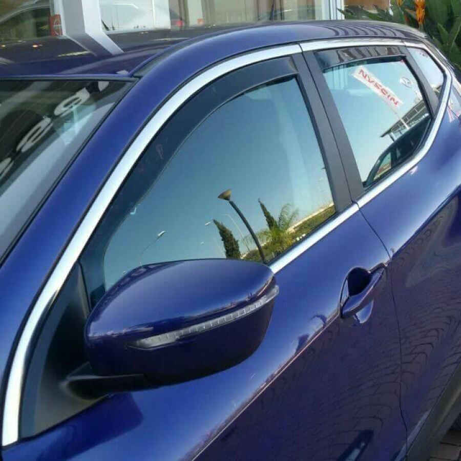 set 4 paravanturi auto skoda karoq 2017 fata spate fumuriu transparent11221
