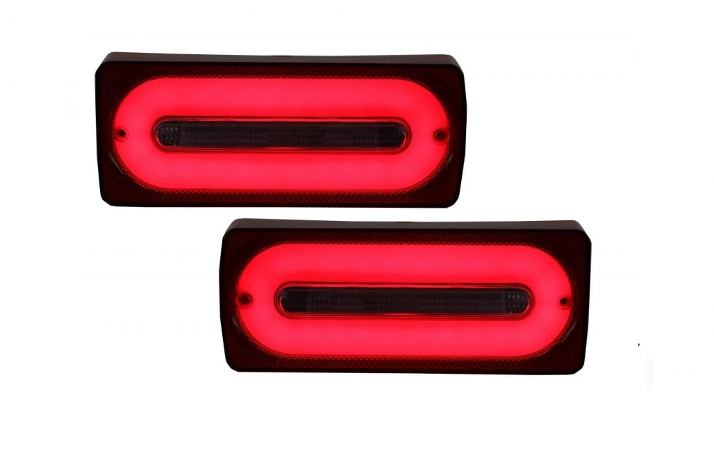 stopuri-full-led-mercedes-g-w463 Stopuri Full LED compatibil cu Mercedes G-Class W463 (1989-2015) Rosu Semnalizare Dinamica