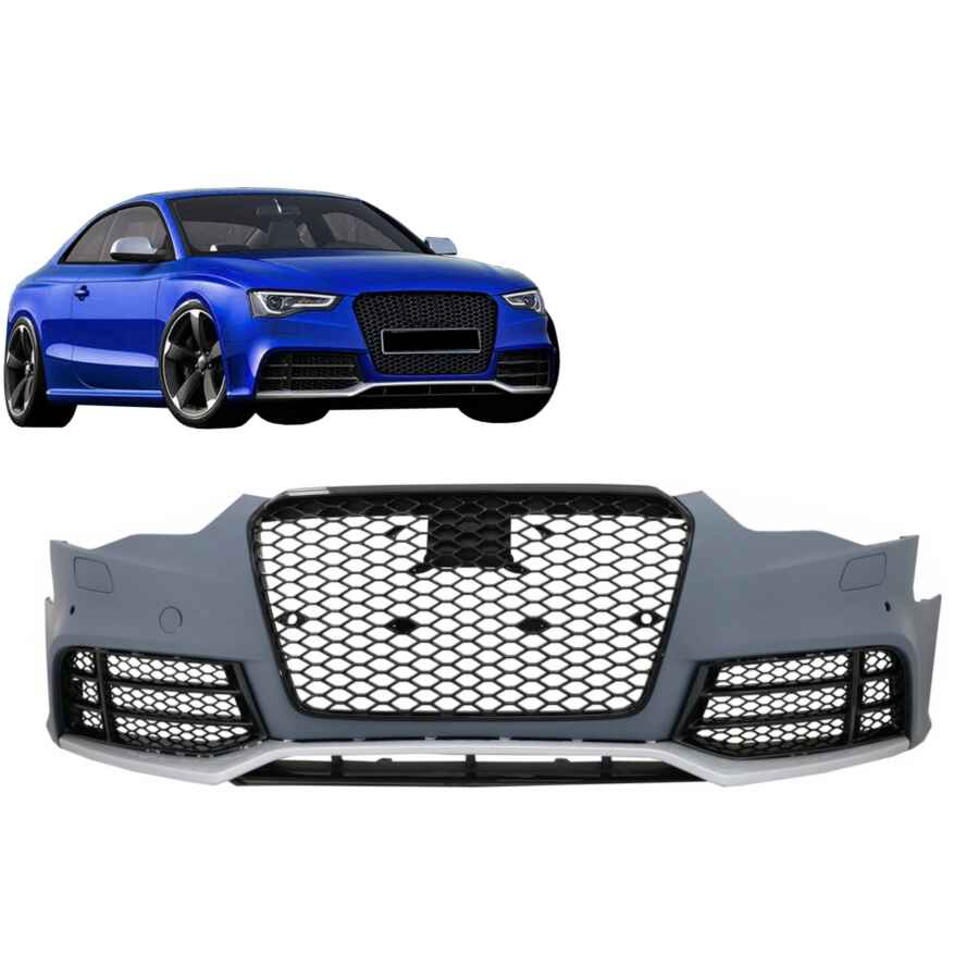Bara Fata compatibil cu Audi A5 8T Facelift (2012-2016) RS5 Design cu Grile