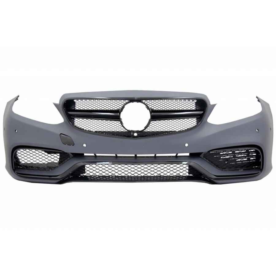 Bara Fata compatibil cu MERCEDES W212 S212 E-Class Facelift (2013-2016) E63 Design Negru Lucios