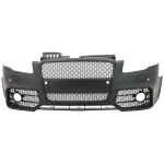 Bara Fata cu Grila Centrala compatibil cu Audi A4 B7 (2004-2008) RS4 Look Negru
