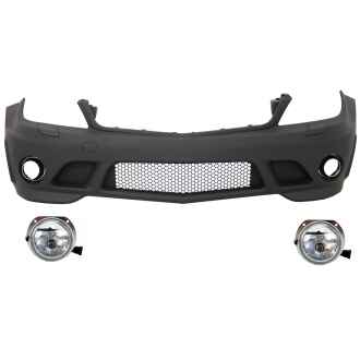 Bara Fata cu Proiectoare de ceata compatibil cu Mercedes C-class W204 (2007-2012) C63 Design