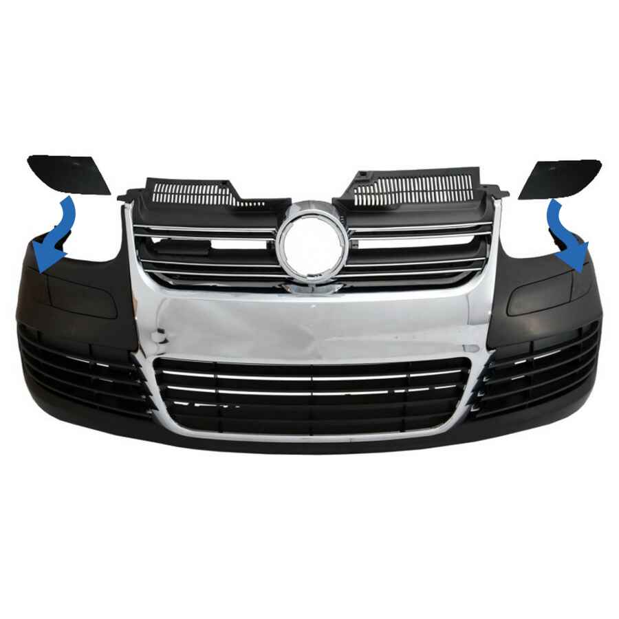 Capace Spalatoare Faruri Bara fata compatibil cu  VW Golf MK5 V 5 (2003-2007) R32 Look