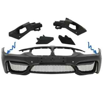 Capace Spalatoare Faruri compatibil cu Bara Fata BMW Seria 3 F30 F31 (2011-2018) M4 Design