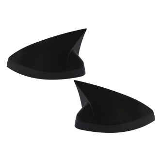 Capace de Oglinzi compatibil cu Audi A3 8V S3 RS3 Cabriolet Limousine Sportback (2012-2019) Bat Look Negru Lucios