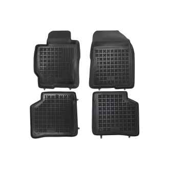 Covorase Presuri Auto Negru din Cauciuc compatibil cu Toyota PRIUS II XW20 (2003-2009)