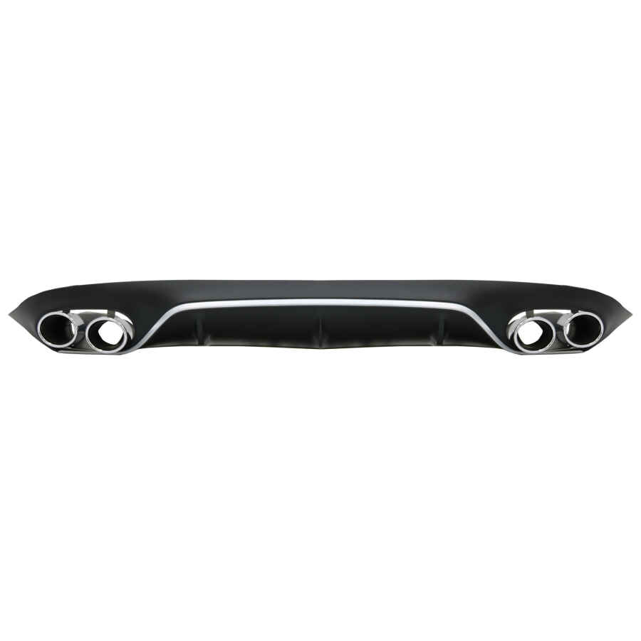 Difuzor Bara Spate compatibil cu Mercedes E Class C238 A238 AMG Sport Line Coupe Cabrio 2016 2019 E53 Design Silver 1