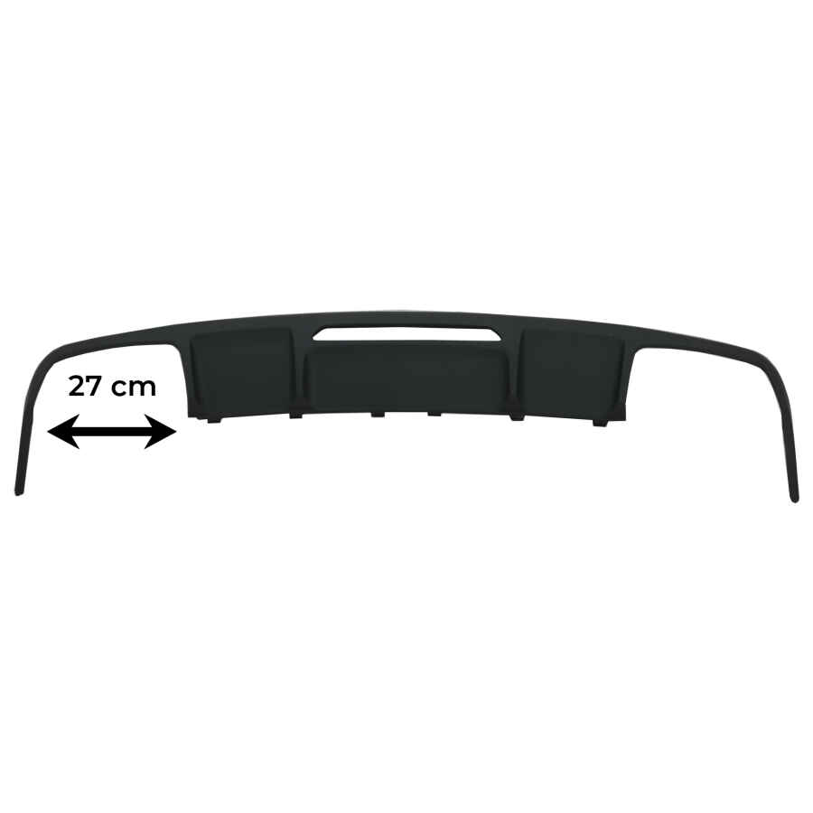 Difuzor cu Evacuare Dubla compatibil cu Mercedes CLS Sedan W218 2011 2017 pentru bara AMG Sport Line 2