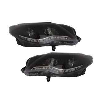 Faruri LED DAYLINE compatibil cu VW Passat CC (2008-2012) DRL Look Negru