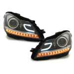 Faruri LED DRL compatibil cu Mercedes C-Class W204 S204 C204 Facelift (2011-2014) Negru