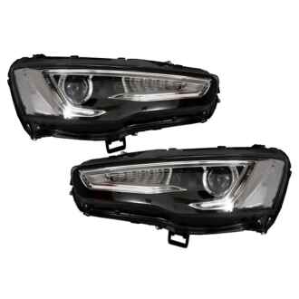 Faruri LED DRL compatibil cu Mitsubishi Lancer (2007-2017) Dual Projector Semnal Secvential Dinamic