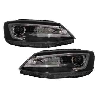 Faruri LED DRL compatibil cu VW Jetta Mk6 VI Non GLI (2011-2017) Semnal Dinamic Secvential Demon Bi-Xenon Design