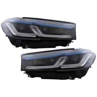 Faruri LED compatibil cu BMW Seria 5 G30 G31 Sedan Touring (2017-2019) LCI Design