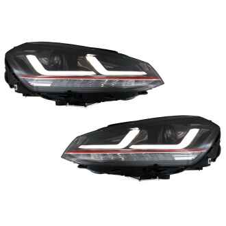 Faruri LEDriving Osram Full LED compatibil cu VW Golf 7 VII (2012-2017) Rosu GTI pentru Faruri Xenon si Pozitie Halogen
