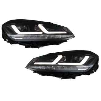 Faruri Osram Full LED compatibil cu VW Golf 7 VII (2012-2017) Black LEDriving