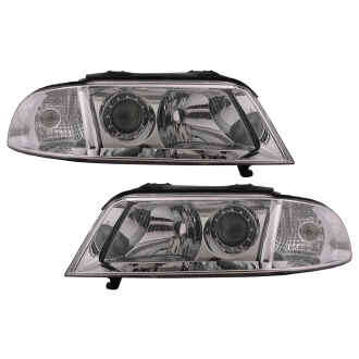 Faruri compatibil cu Audi A4 B5 Facelift (1999-2000) Crom