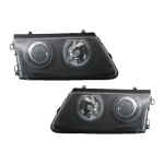 Faruri compatibil cu VW Passat 3B (1996-2000) pozitie angeleyes negru