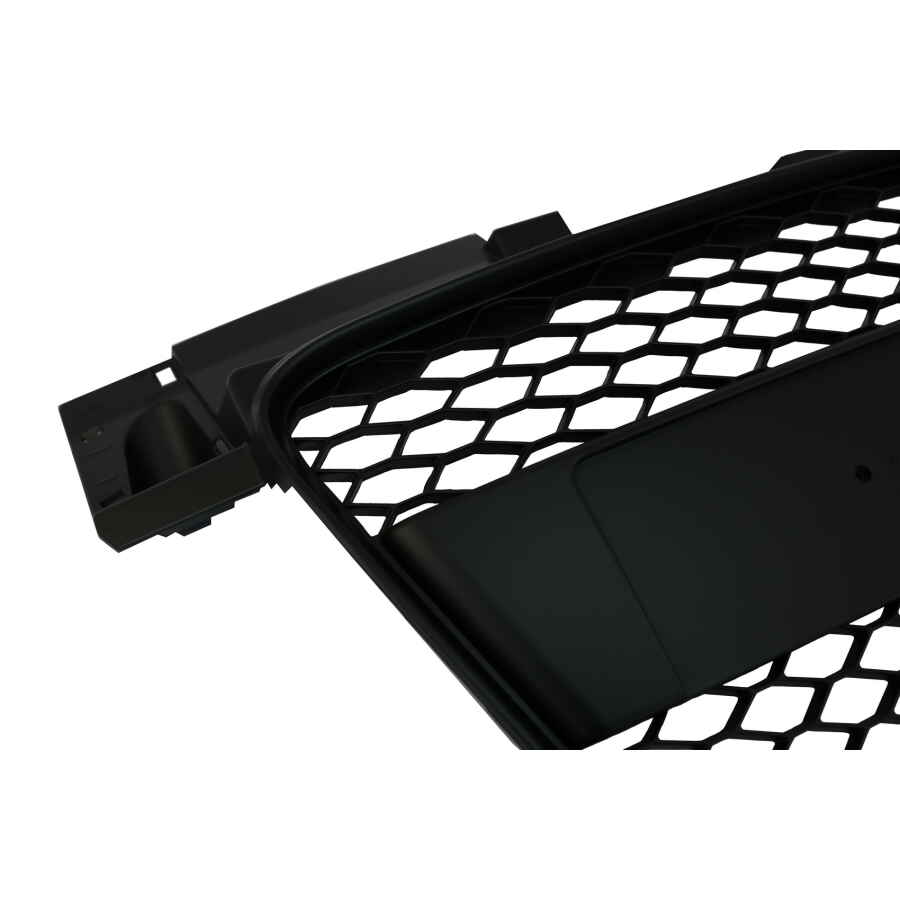 Grila Centrala compatibil cu Audi TT 8J 2006 2014 RS Design Negru Mat 2