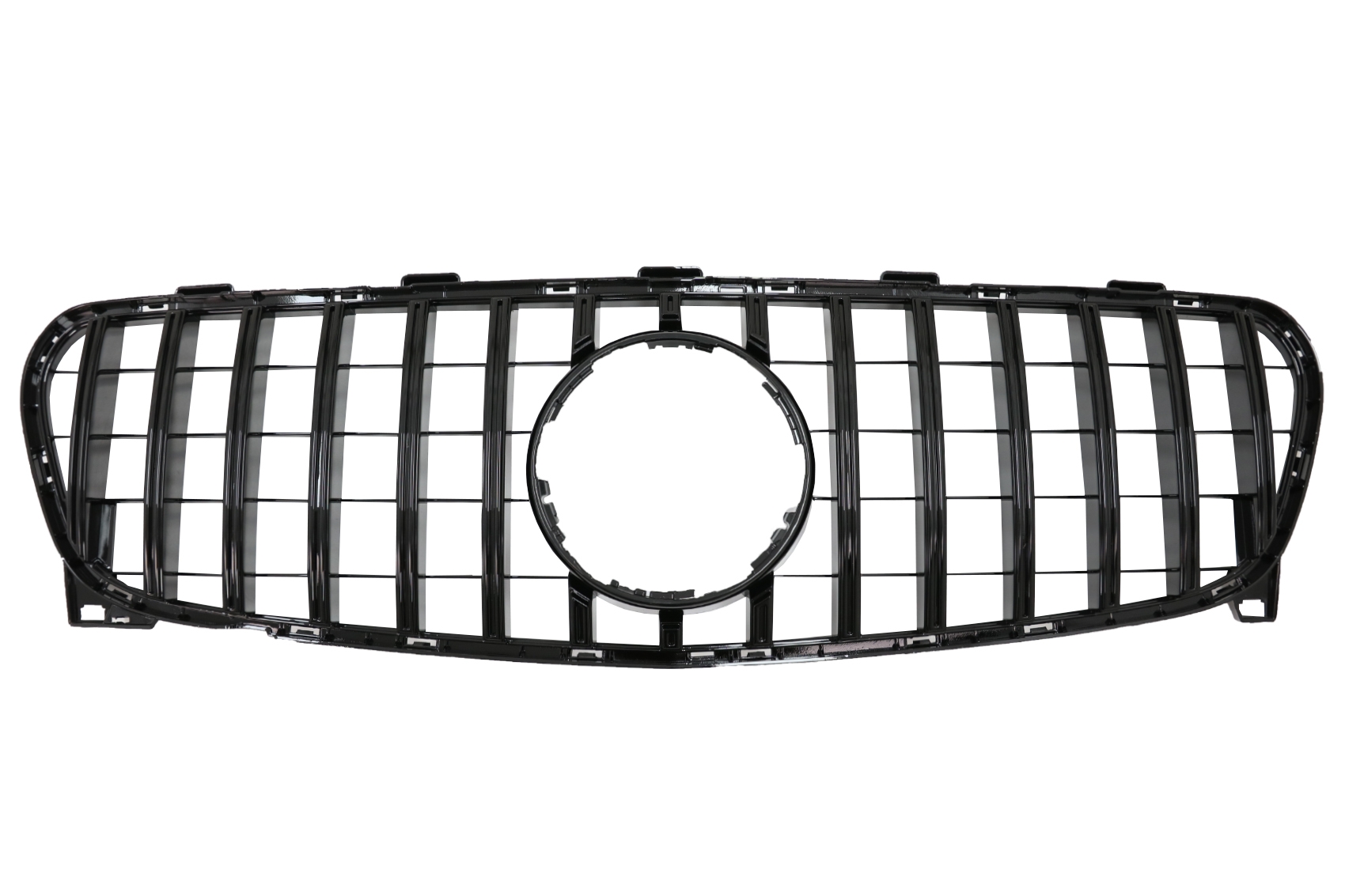 Grila Centrala compatibil cu MERCEDES GLA-Class X156 Facelift (2017-Up) GT-R Panamericana Design Editie Negru Grila Centrala compatibil cu MERCEDES GLA-Class X156 Facelift (2017-Up) GT-R Panamericana Design Editie Negru