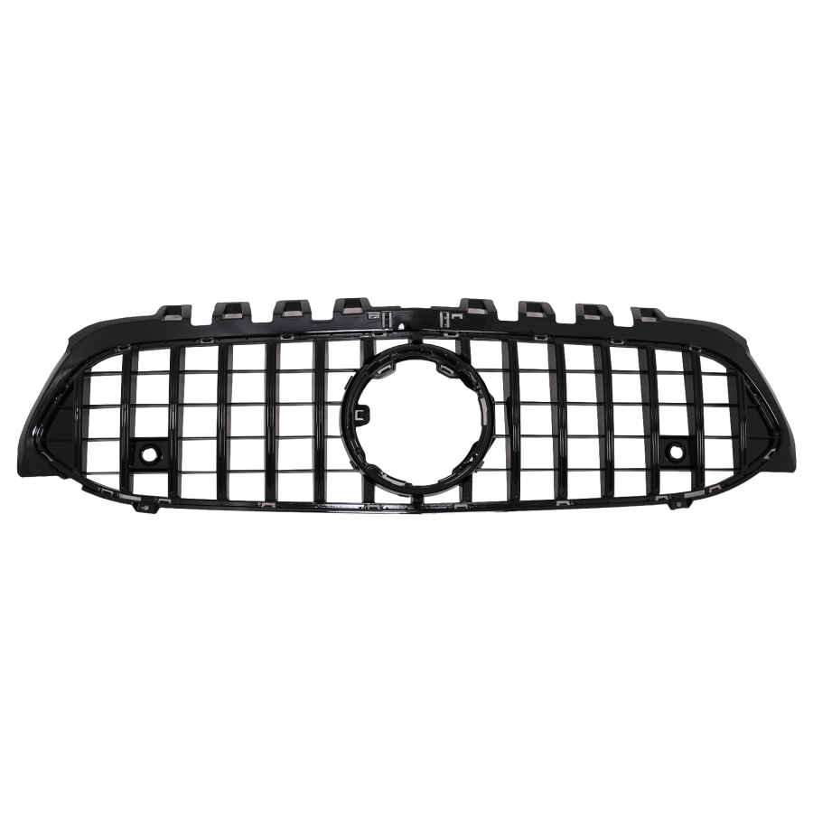 Grila Centrala compatibil cu Mercedes A-Class W177 Hatchback V177 Sedan (04.2018-2022) GT-R Panamericana Design Negru