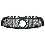 Grila Centrala compatibil cu Mercedes A-Class W177 V177 (04.2018-2022) GT-R Panamericana Design Negru Crom